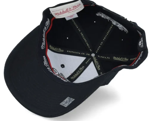 Adjustable-Mitchell & Ness Brooklyn Nets Black Out Arch Black Adjustable -