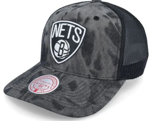 Trucker-Mitchell & Ness Brooklyn Nets Burnt Ends Trucker - Black
