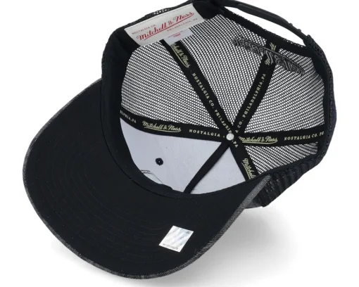 Trucker-Mitchell & Ness Brooklyn Nets Burnt Ends Trucker - Black