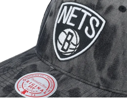 Trucker-Mitchell & Ness Brooklyn Nets Burnt Ends Trucker - Black