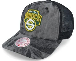 Trucker-Mitchell & Ness Brooklyn Nets Burnt Ends Trucker - Black