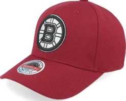 Adjustable-Mitchell & Ness Brooklyn Nets Classic Burgundy Adjustable - Red