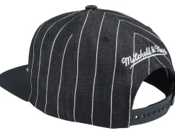 Snapback-Mitchell & Ness Brooklyn Nets Dem Stripes Black Snapback -