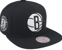 Snapback-Mitchell & Ness Brooklyn Nets Evergreen /White Snapback - Black