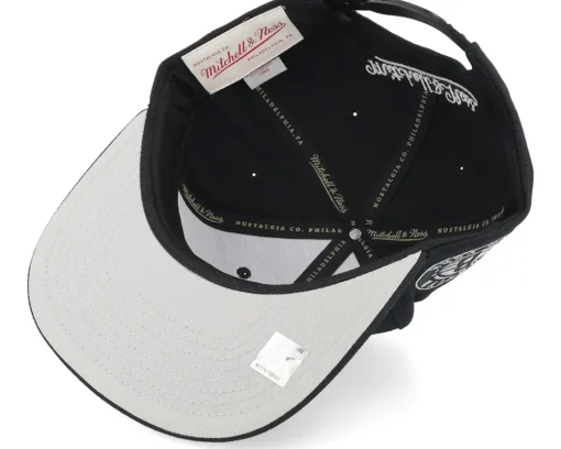 Snapback-Mitchell & Ness Brooklyn Nets Evergreen /White Snapback - Black