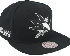 Snapback-Mitchell & Ness Brooklyn Nets Evergreen /White Snapback - Black