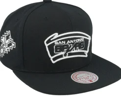 Snapback-Mitchell & Ness Brooklyn Nets Evergreen /White Snapback - Black