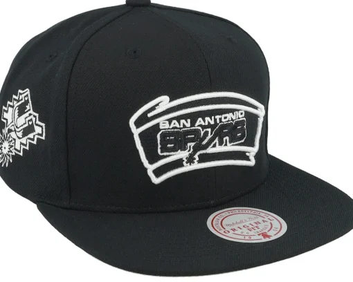 Snapback-Mitchell & Ness Brooklyn Nets Evergreen /White Snapback - Black