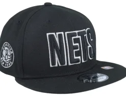 Sale Mitchell & Ness Brooklyn Nets 9FIFTY NBA Statement 22 Black Snapback -
