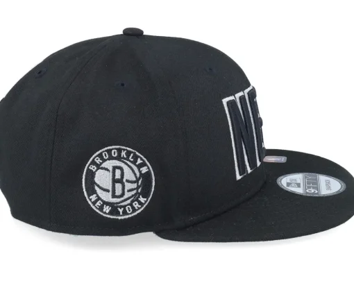 Sale Mitchell & Ness Brooklyn Nets 9FIFTY NBA Statement 22 Black Snapback -