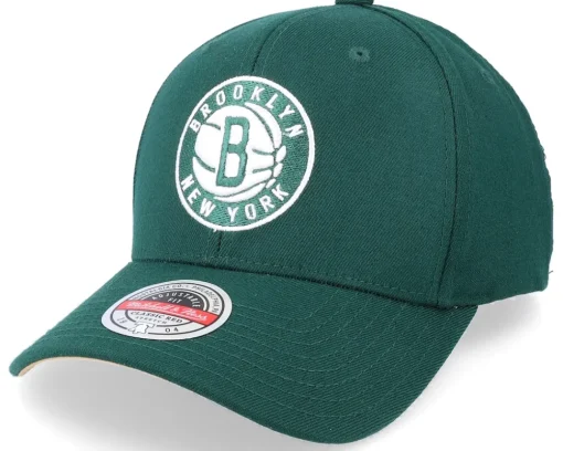 Adjustable-Mitchell & Ness Brooklyn Nets Green/Sand Classic Green Adjustable -
