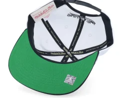 Snapback-Mitchell & Ness Brooklyn Nets Hot Fire Snapback - White