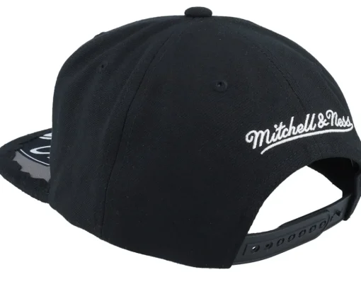 Snapback-Mitchell & Ness Brooklyn Nets Munch Time Snapback - Black