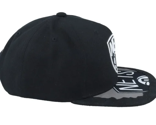 Snapback-Mitchell & Ness Brooklyn Nets Munch Time Snapback - Black