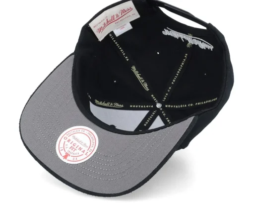 Snapback-Mitchell & Ness Brooklyn Nets Munch Time Snapback - Black