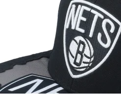 Snapback-Mitchell & Ness Brooklyn Nets Munch Time Snapback - Black