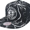 Sale Mitchell & Ness Brooklyn Nets Storm Season Snapback - Black