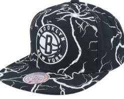 Sale Mitchell & Ness Brooklyn Nets Storm Season Snapback - Black