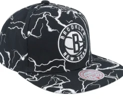 Sale Mitchell & Ness Brooklyn Nets Storm Season Snapback - Black