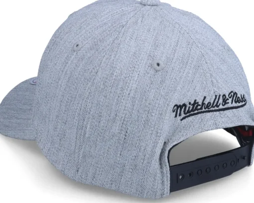 Adjustable-Mitchell & Ness Brooklyn Nets Team Heather Grey Heather Grey Adjustable -