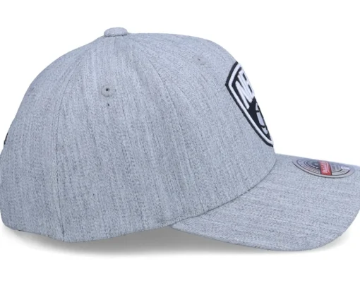 Adjustable-Mitchell & Ness Brooklyn Nets Team Heather Grey Heather Grey Adjustable -
