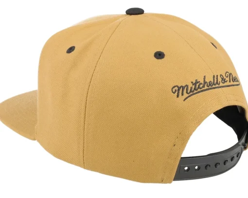 Sale Mitchell & Ness Brooklyn Nets Wheat Tc Tan Snapback - Beige