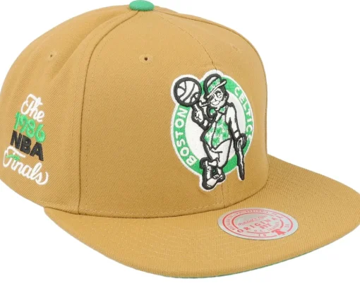 Sale Mitchell & Ness Brooklyn Nets Wheat Tc Tan Snapback - Beige