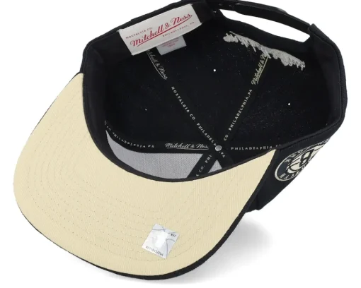 Snapback-Mitchell & Ness Brooklyn Nets With Love Snapback - Black