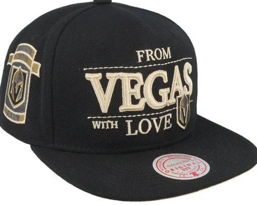 Snapback-Mitchell & Ness Brooklyn Nets With Love Snapback - Black
