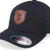 Best Wild Spirit Brown Deer Shield Patch Black Flexfit -