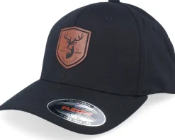 Best Wild Spirit Brown Deer Shield Patch Black Flexfit -
