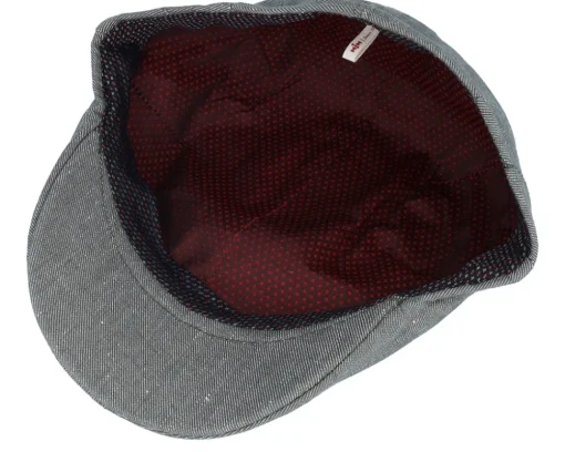 Flat Caps-MJM Hats Bruce 41 Linen/Cotton Green Flat Cap -