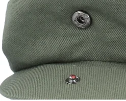 Best Jaxon & James Brushed Cotton Olive Green Flat Cap -