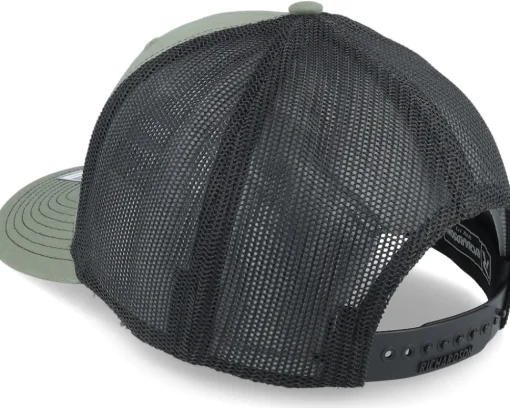 Trucker-Wild Spirit Buck Nature Silhouette 112 Split Loden/Black Trucker -
