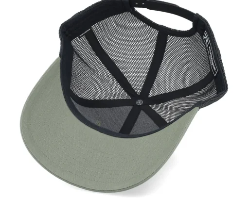 Trucker-Wild Spirit Buck Nature Silhouette 112 Split Loden/Black Trucker -