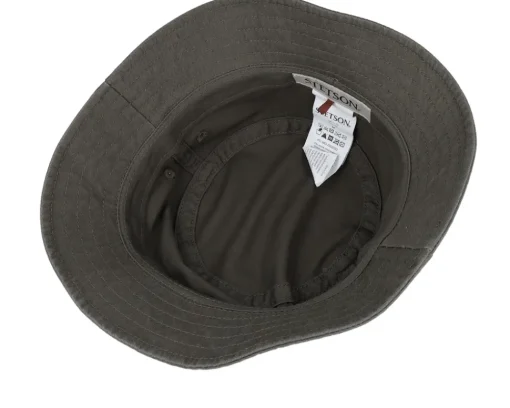 Buckets-Stetson Bucket Cotton Twill Military Olive Bucket -