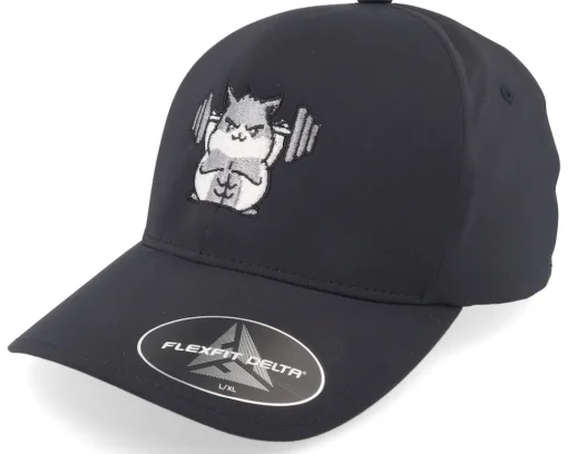 Flexfit-Berzerk Buff Hamster Working Out Delta Silver Flexfit - Grey