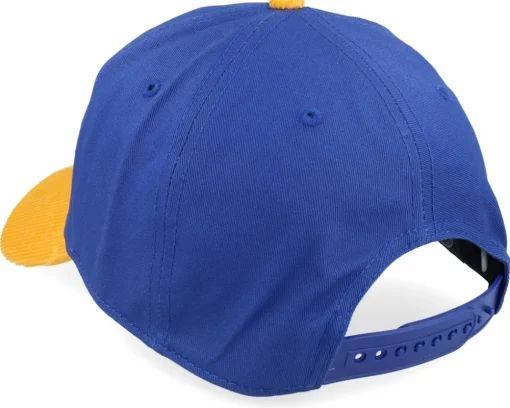 Dad Cap-American Needle Buffalo Sabres Burnett Blue/Yellow Corduroy A-frame Adjustable -