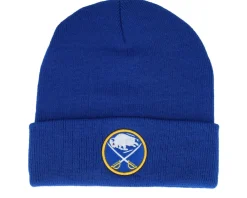 Cuff Beanies-American Needle Buffalo Sabres Terrain Knit Solid Royal Cuff -