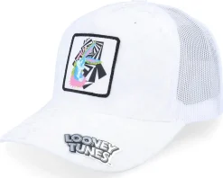 Trucker-Looney Tunes Bugs Bunny Velvet White Trucker -