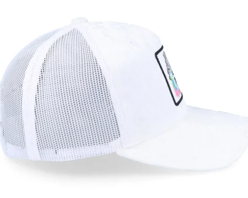 Trucker-Looney Tunes Bugs Bunny Velvet White Trucker -