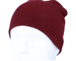 Best Beechfield Burgundy Traditional Blank Beanie - Red