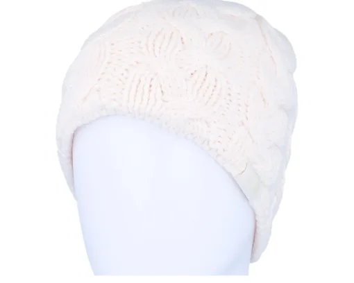 Knitted Beanies-The North Face Cable Minna Gardenia White Beanie -
