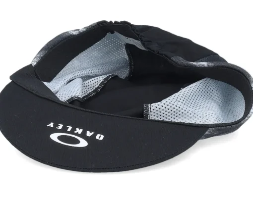 Clearance Oakley Cadence Road Cap 2.0 Gradient Swirl /White Cycling Cap - Black