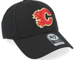 Adjustable-47 Brand Calgary Flames Ballpark Mvp Black Adjustable -
