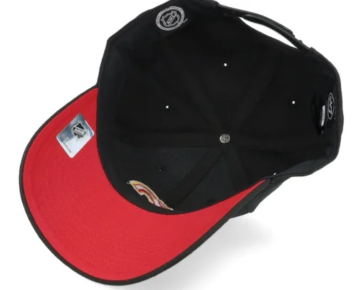Adjustable-47 Brand Calgary Flames Ballpark Mvp Black Adjustable -