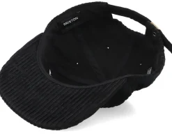Snapback-Brixton Campus Medium Profile Black Snapback -
