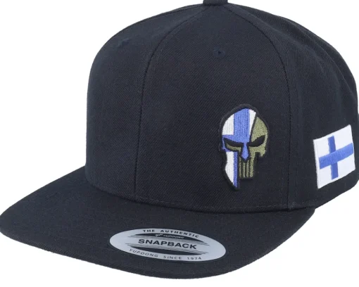 Snapback-Army Head Canada Army Skull Snapback - Black