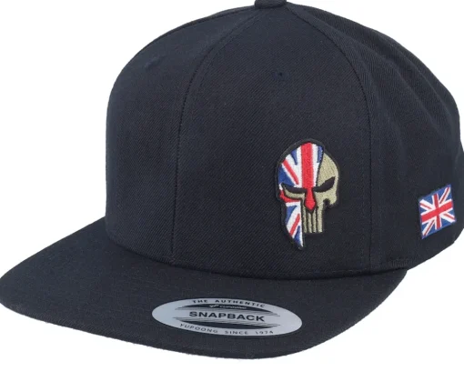 Snapback-Army Head Canada Army Skull Snapback - Black