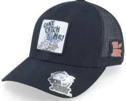 Trucker-Tom & Jerry Can't Catch Me Black Trucker -